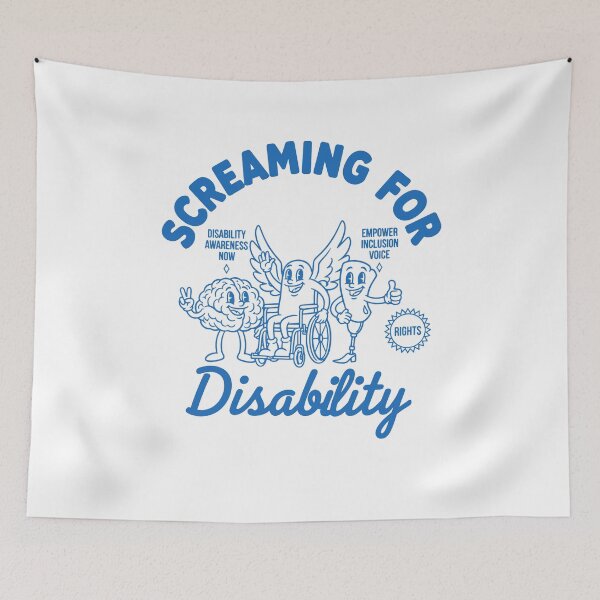 Item preview, Disability Awareness Screaming For Disability designed and sold by LuminOrb.