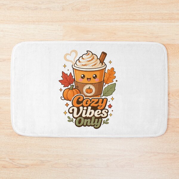 Item preview, Cozy Vibes Only Pumpkin Spice Latte T-Shirt – Cute Kawaii Autumn Coffee Design for Fall Lovers designed and sold by GemBob Creations.