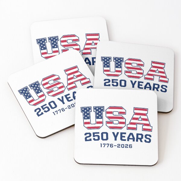 Item preview, USA 250 Years 1776-2026 (on white) designed and sold by STUDIO-72.