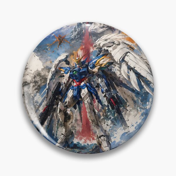 Item preview, Wing Zero EW Gundam Watercolor Mecha | XXXG-00W0 Wing Gundam Zero Endless Waltz Anime Art  designed and sold by Dyan4.