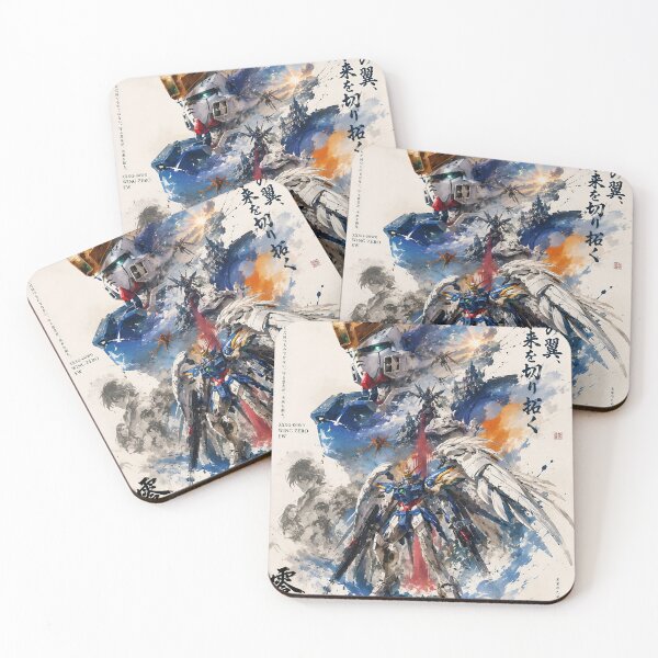 Item preview, Wing Zero EW Gundam Watercolor Mecha | XXXG-00W0 Wing Gundam Zero Endless Waltz Anime Art  designed and sold by Dyan4.