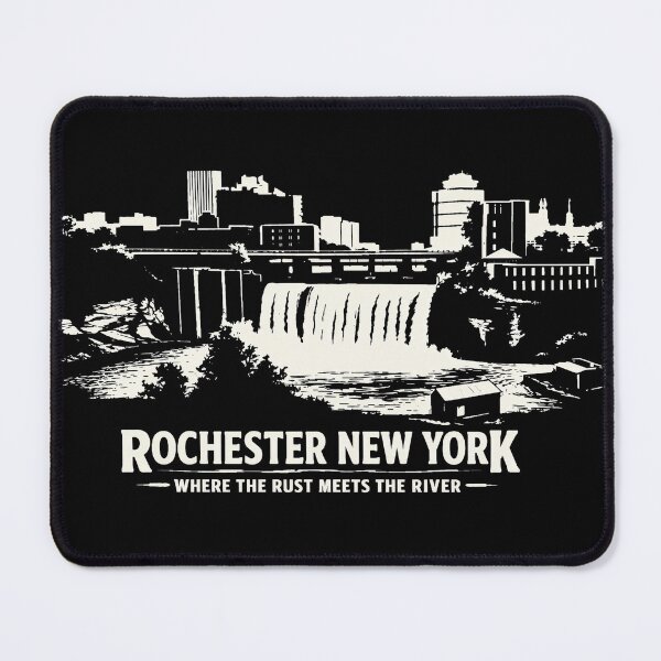 Item preview, Rochester New York - Where the Rust meets the River designed and sold by Flower City Fallout.