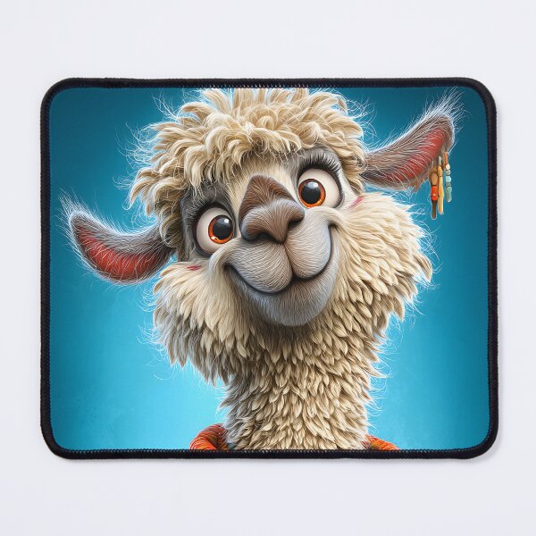 Item preview, Adorable Cartoon Llama in Stylish Jacket Design designed and sold by Artessie.
