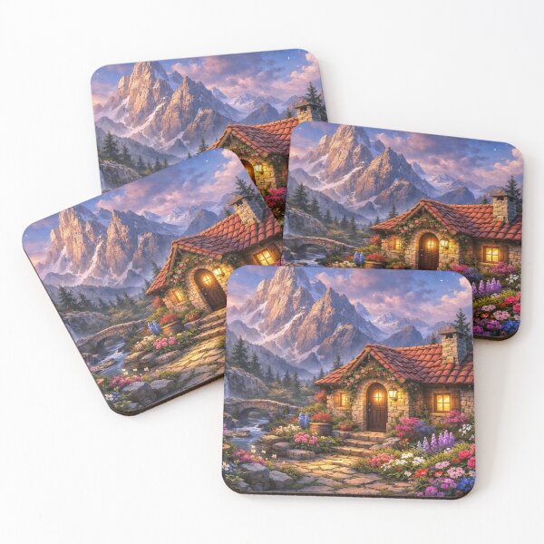 Item preview, Bright house on the mountain designed and sold by Sigtrix.