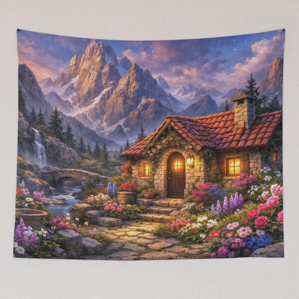 Item preview, Bright house on the mountain designed and sold by Sigtrix.