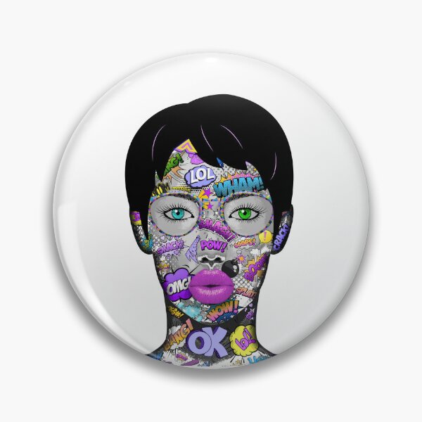 Item preview, Soft Mauve Pop Art Portrait designed and sold by The Best Designs.