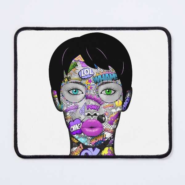 Item preview, Soft Mauve Pop Art Portrait designed and sold by The Best Designs.