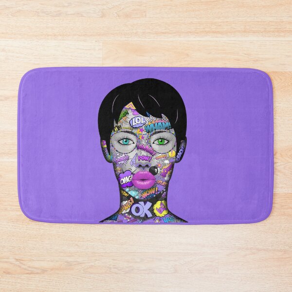 Item preview, Soft Mauve Pop Art Portrait designed and sold by The Best Designs.