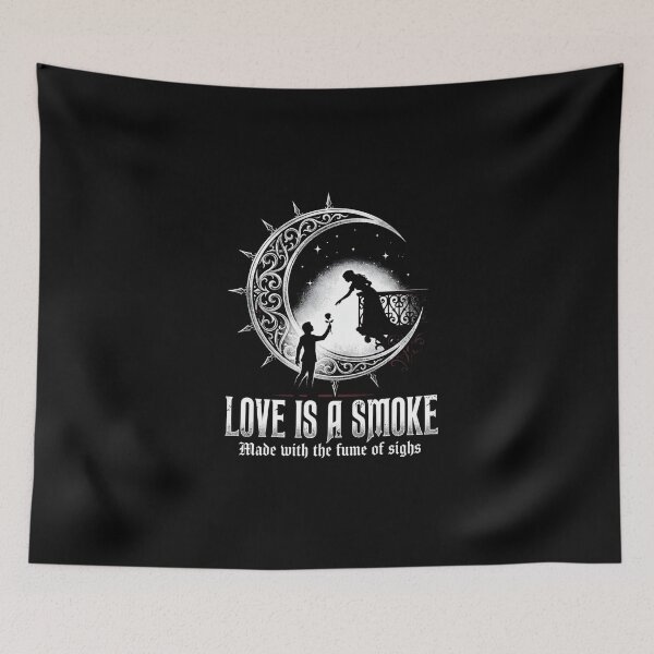 Item preview, Romeo and Juliet Love Is A Smoke Balcony Quote designed and sold by Fenay Designs.