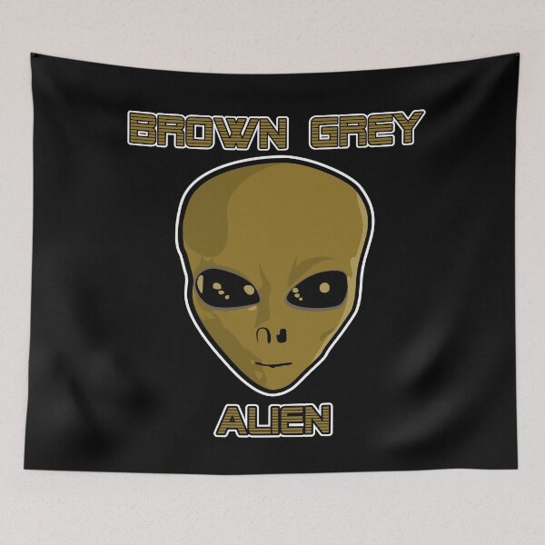 Item preview, Brown Grey Alien designed and sold by MagicEyesOnly.