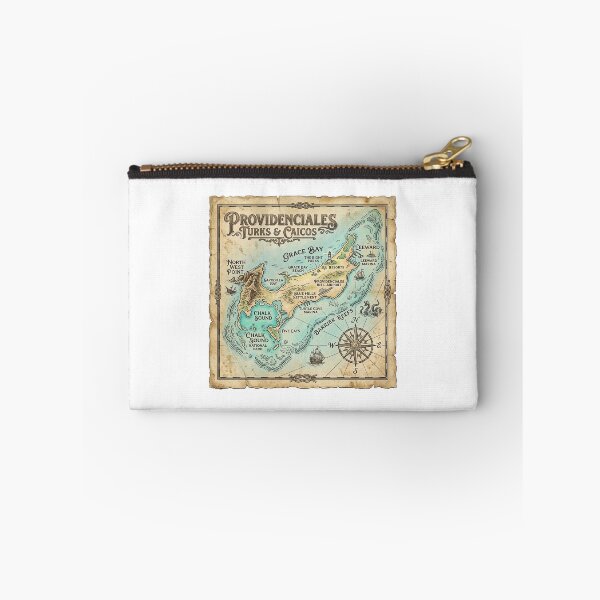 Item preview, Providenciales Map Vintage Nautical Treasure Art designed and sold by DuckOddity.