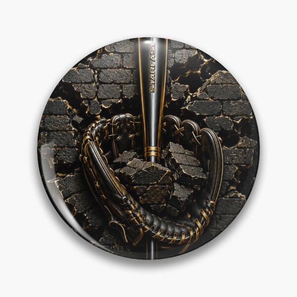 Item preview, Golden Chains and Baseball Bat Crest designed and sold by 1StarFast1.