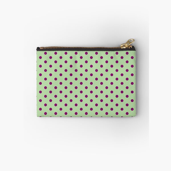 Item preview, Bright Green and Purple Mini Polka Dots designed and sold by Jeallan Designs.
