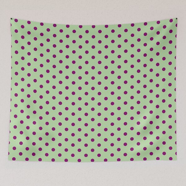 Item preview, Bright Green and Purple Mini Polka Dots designed and sold by Jeallan Designs.