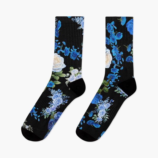Item preview, Blue & White Rose Pattern | Elegant Floral Aesthetic designed and sold by IGLCreative.