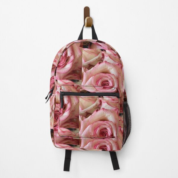 Item preview, Elegant Pink-Edged Cream Rose in Bloom designed and sold by BalkanBloom.