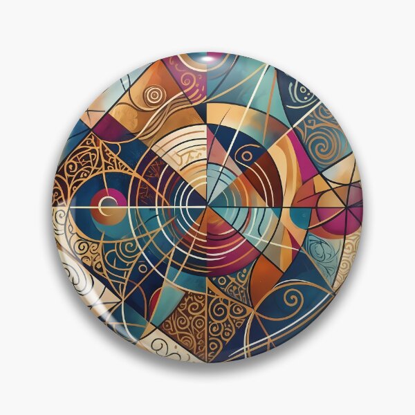 Item preview, Colors Mesmerizing Geometric Patterns Modern Aesthetics Timeless Design designed and sold by ART ATTACK ZONE.