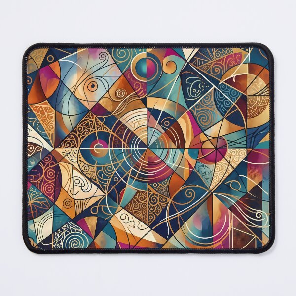 Item preview, Colors Mesmerizing Geometric Patterns Modern Aesthetics Timeless Design designed and sold by ART ATTACK ZONE.