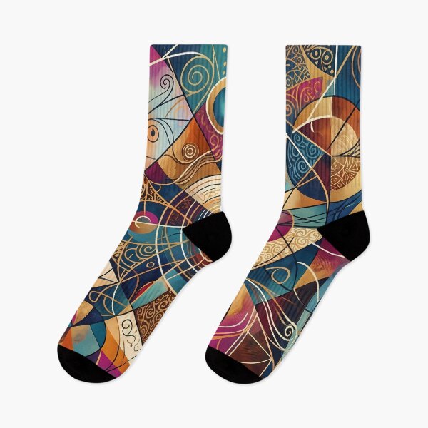 Item preview, Colors Mesmerizing Geometric Patterns Modern Aesthetics Timeless Design designed and sold by ART ATTACK ZONE.