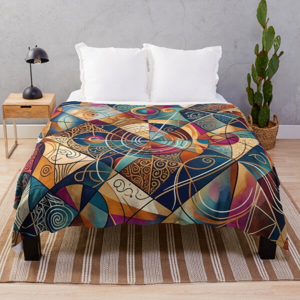 Item preview, Colors Mesmerizing Geometric Patterns Modern Aesthetics Timeless Design designed and sold by ART ATTACK ZONE.