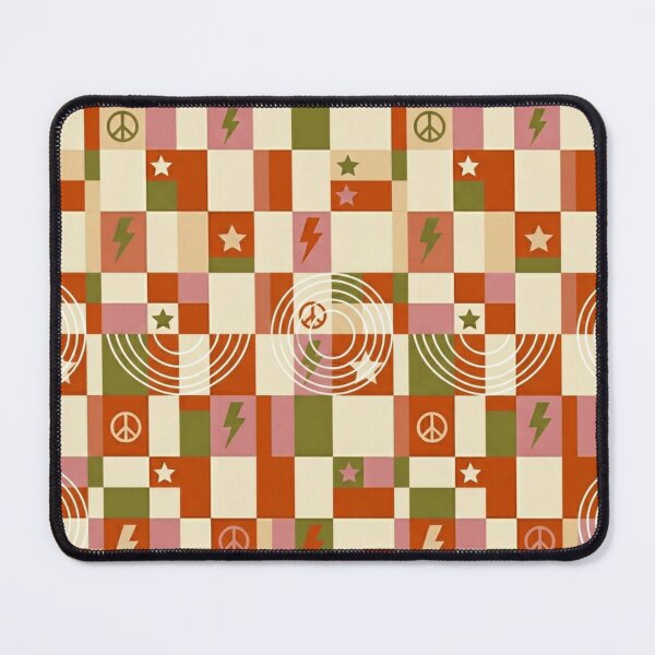 Item preview, Retro Checkerboard Color Twist Seamless Pattern Print designed and sold by Inkworksbyshery.