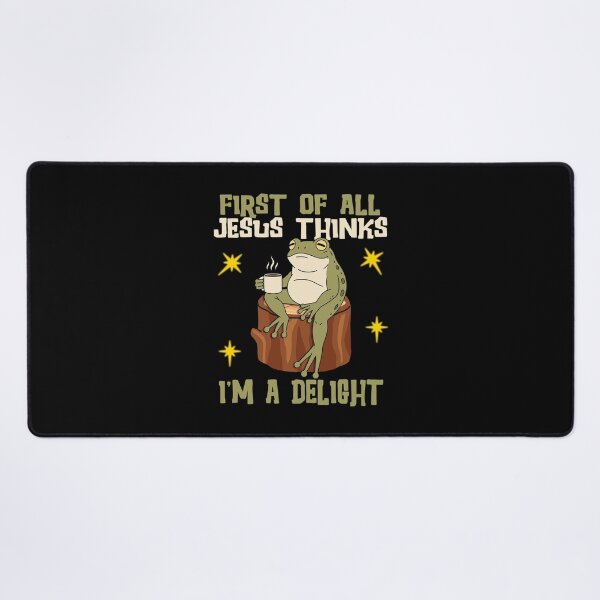 Item preview, First Of All Jesus Thinks I’m A Delight designed and sold by Spyshirt.