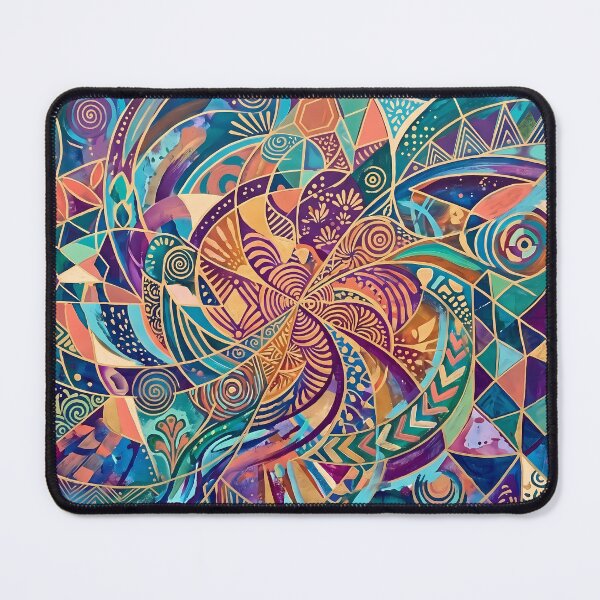 Item preview, Decor Mesmerizing Geometric Patterns Modern Aesthetics Timeless Design designed and sold by ART ATTACK ZONE.