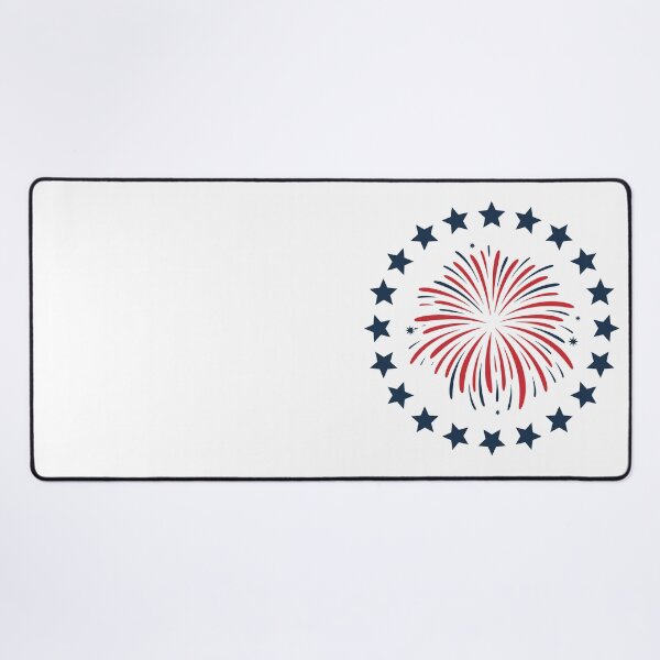 Item preview, Red and Blue Firework Display designed and sold by jkrphoto.