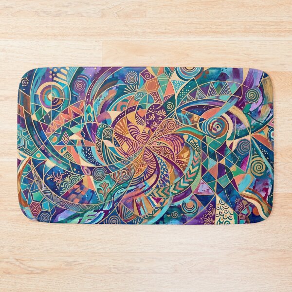 Item preview, Decor Mesmerizing Geometric Patterns Modern Aesthetics Timeless Design designed and sold by ART ATTACK ZONE.