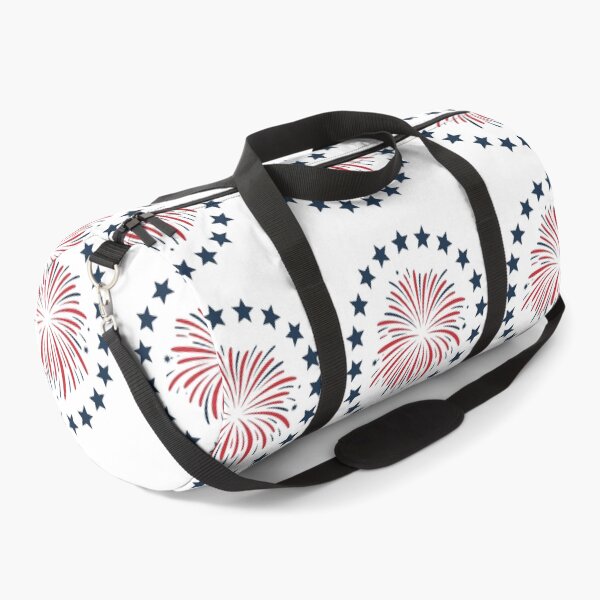 Item preview, Red and Blue Firework Display designed and sold by jkrphoto.
