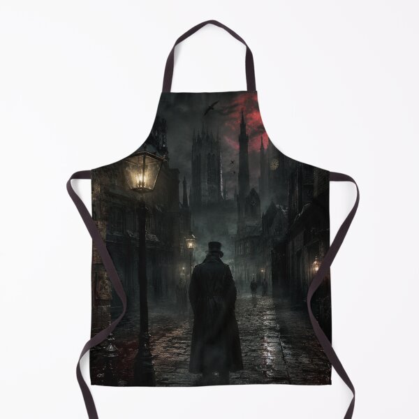 Item preview, The Black Fog of Whitechapel | Gothic Victorian Horror Art designed and sold by kabucino.