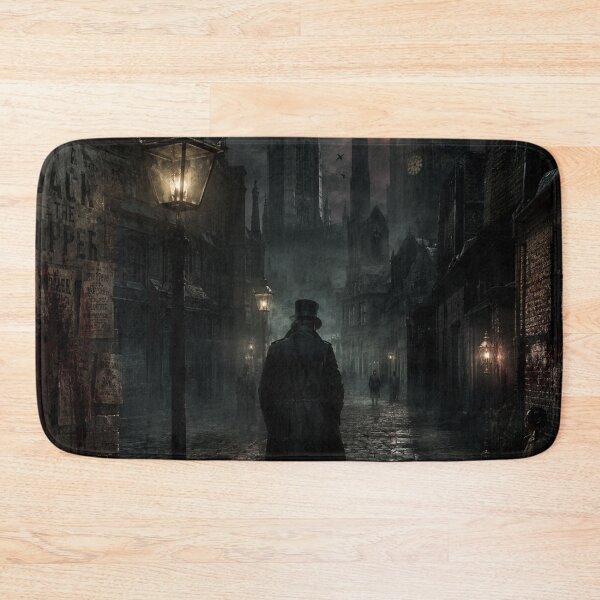 Item preview, The Black Fog of Whitechapel | Gothic Victorian Horror Art designed and sold by kabucino.