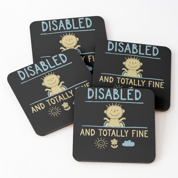 Item preview, Disability Awareness Disabled And Totally Fine designed and sold by LuminOrb.