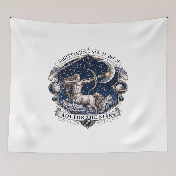 Item preview, Sagittarius Aim for the Stars T-Shirt designed and sold by Stickers Studio.