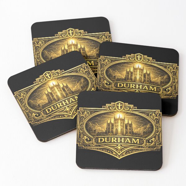 Item preview, deco style durham badge designed and sold by astriebatik.