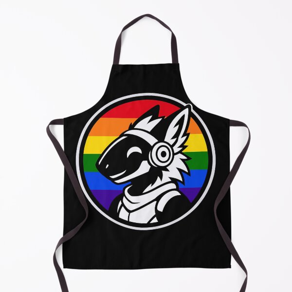 Item preview, LGBTQ Protogen Pride Logo designed and sold by BlueBullBazaar.