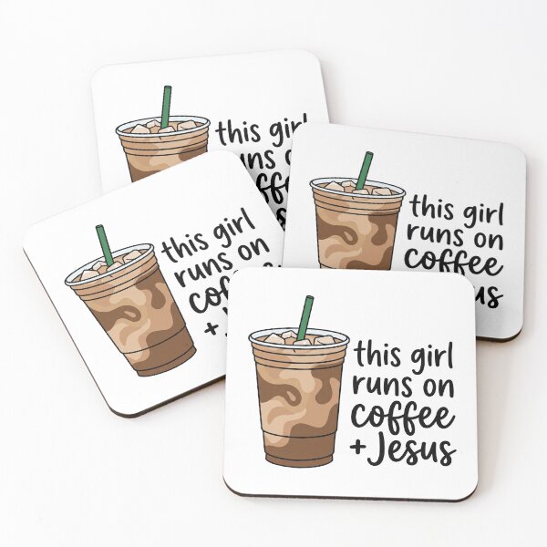 Item preview, Jesus and Coffee designed and sold by FlatInkStudio.