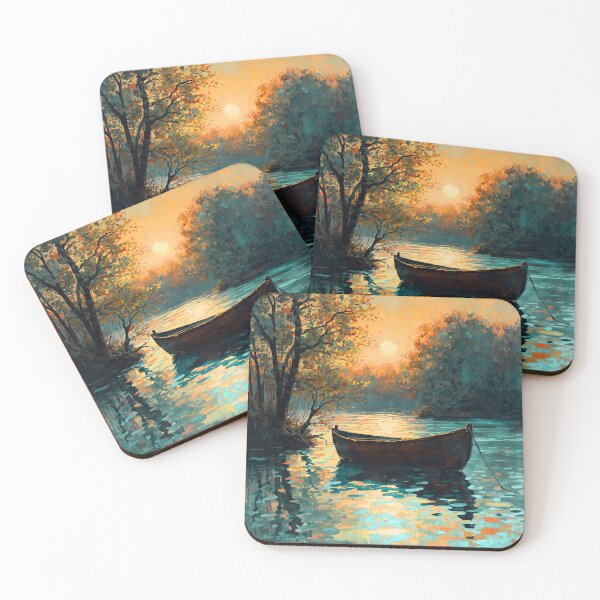 Item preview, Sunset  Over Calm Waters  designed and sold by FlowerSeller1.