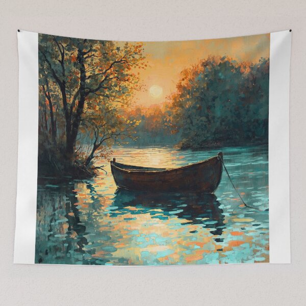 Item preview, Sunset  Over Calm Waters  designed and sold by FlowerSeller1.