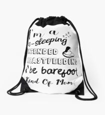 Crunchy Granola Momma Drawstring Bag