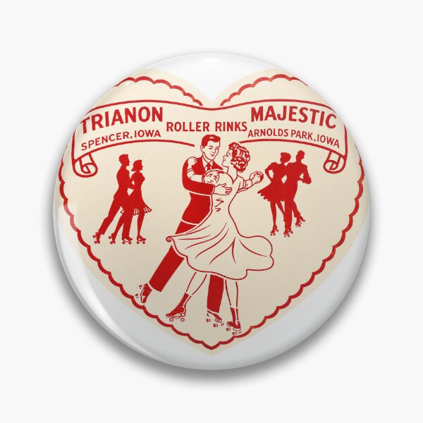 Item preview, Trianon  Majesti Spencer Arnolds Park Iowa Roller Skating Rink Sticker Decal Label designed and sold by tislord.