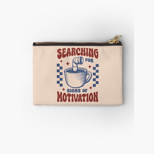 Item preview, Searching for Signs of Motivation Retro Coffee designed and sold by danhoodstudio.