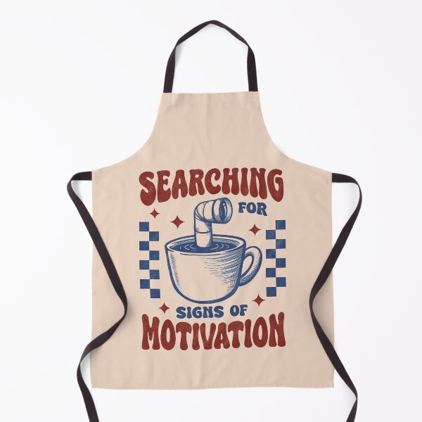 Item preview, Searching for Signs of Motivation Retro Coffee designed and sold by danhoodstudio.