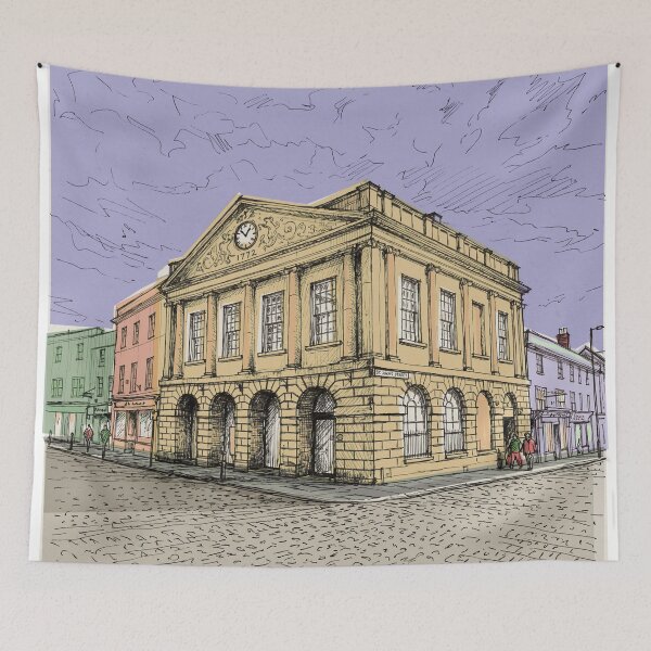 Item preview, Original pen and ink watercolour of Devizes building designed and sold by KALEIDOSCOPE UK.