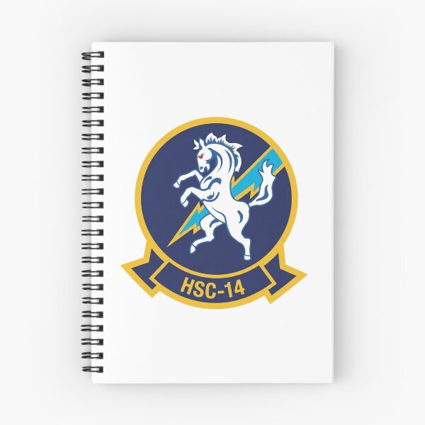 Item preview, Emblem of Helicopter Sea Combat Squadron 14 (HSC-14) "Chargers" designed and sold by CharlieDesings.