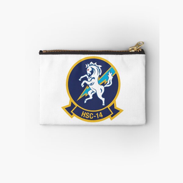Item preview, Emblem of Helicopter Sea Combat Squadron 14 (HSC-14) "Chargers" designed and sold by CharlieDesings.