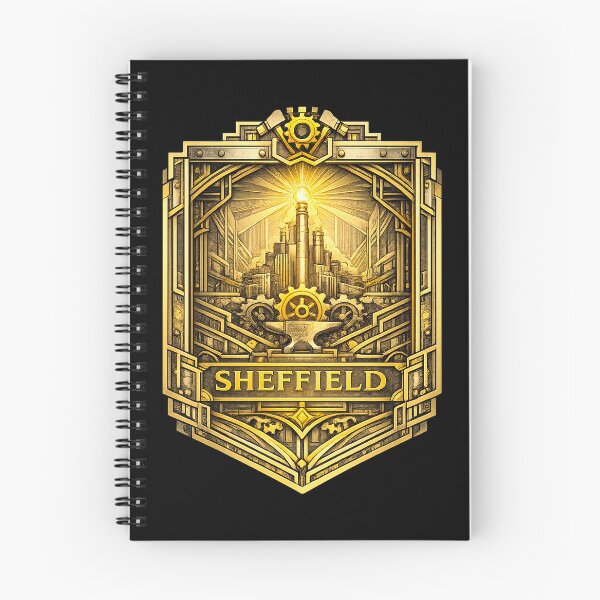 Item preview, deco style sheffield badge designed and sold by astriebatik.