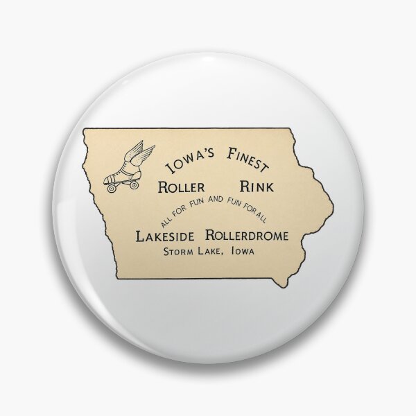 Artikelvorschau, Aufkleber für die Rollschuhbahn Lakeside RollerDrome in Storm Lake, Iowa entworfen und verkauft von tislord.