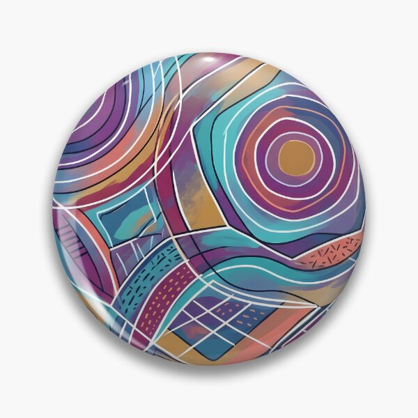 Item preview, Fantasy Geometric Patterns Modern Aesthetics Timeless Design designed and sold by ART ATTACK ZONE.