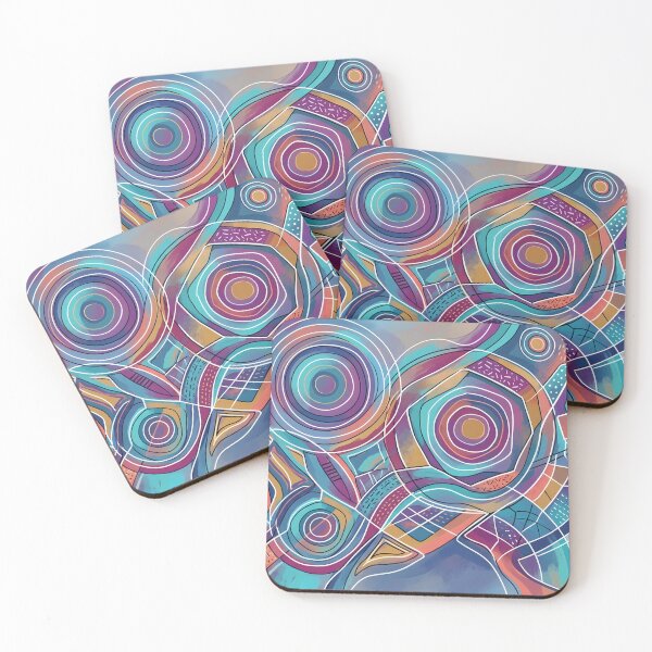 Item preview, Fantasy Geometric Patterns Modern Aesthetics Timeless Design designed and sold by ART ATTACK ZONE.